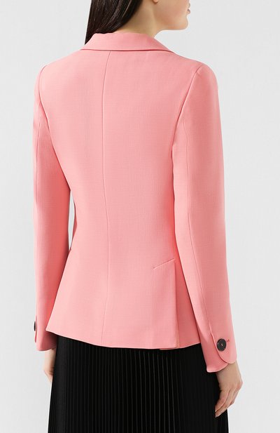 Шерстяной жакет GIORGIO ARMANI розового цвета по цене 122500 руб., арт. 9SHGG06E/T00P8, фото 4 Шерстяной жакет GIORGIO ARMANI, арт. 9SHGG06E/T00P8, фото 4