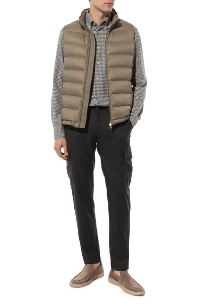 Шерстяные брюки-карго MARCO PESCAROLO темно-серого цвета по цене 55850 руб., арт. P0MPEI/4815, фото 2 Шерстяные брюки-карго MARCO PESCAROLO, арт. P0MPEI/4815, фото 2