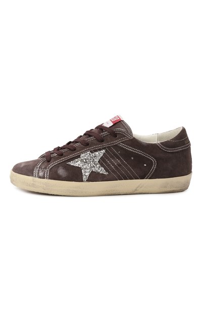 Замшевые кеды super-star GOLDEN GOOSE DELUXE BRAND, арт. GWF00101.F007559, фото 4