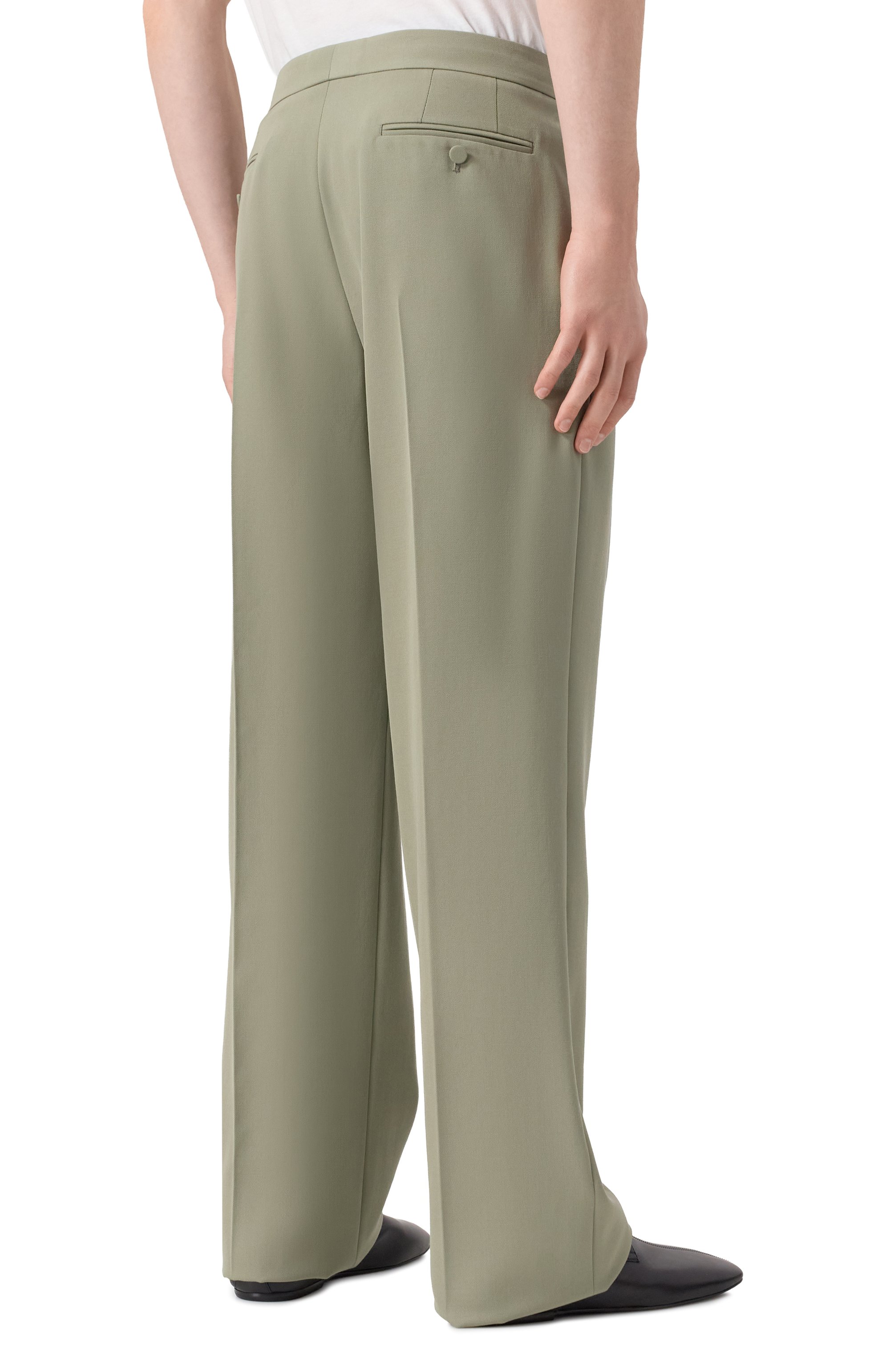 Шерстяные брюки VALENTINO, арт. 7V3RBM86/4K8, фото 4