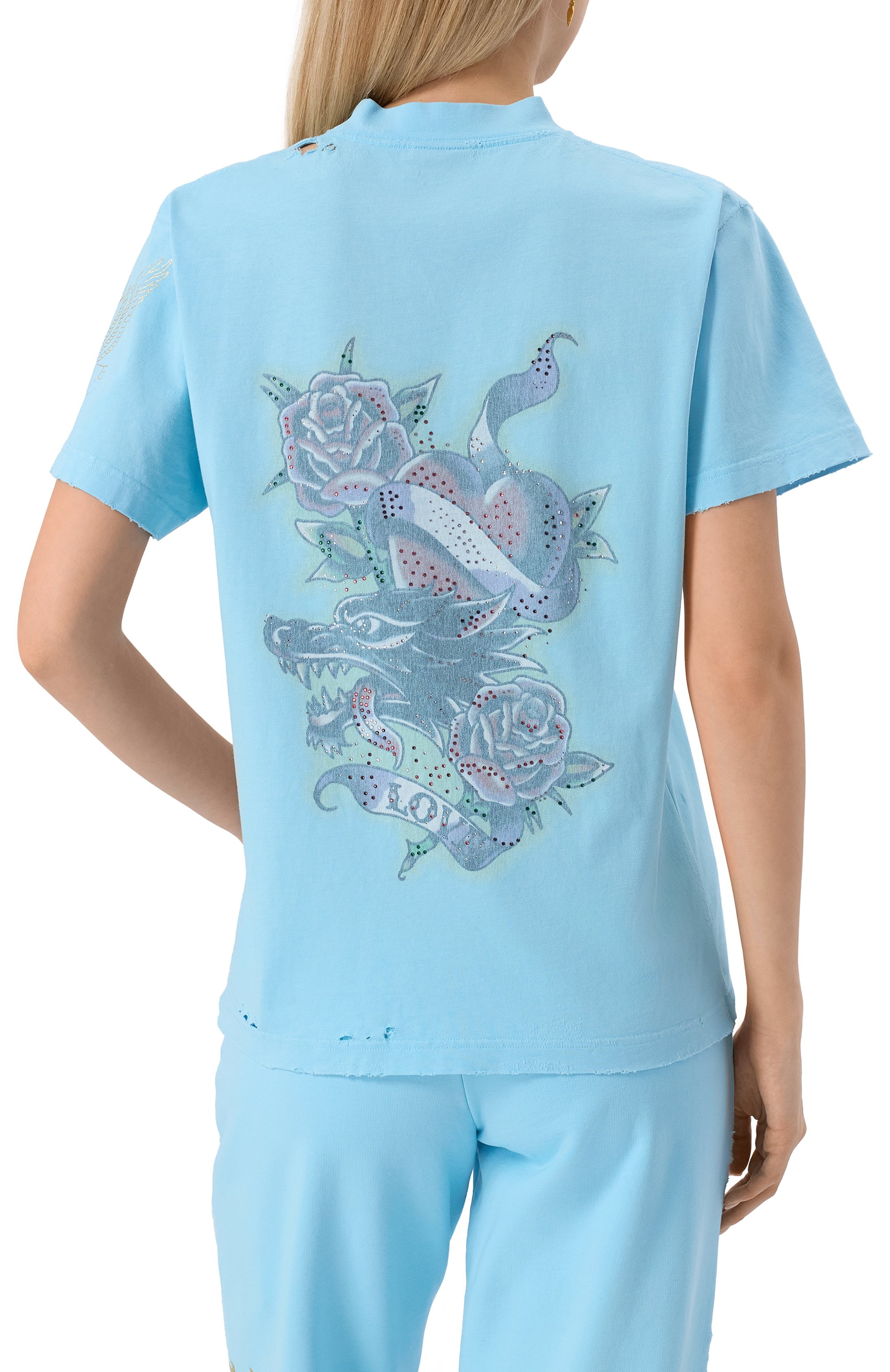 Хлопковая футболка BALENCIAGA, арт. 809122/TRVZ2, фото 4