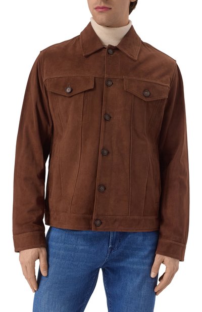 Замшевая куртка-рубашка BOSS, арт. 50538002, фото 3