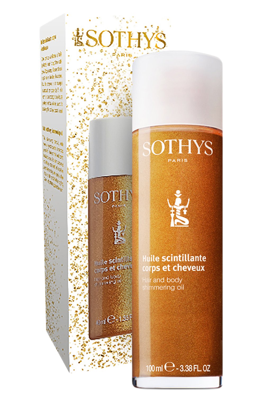 Мерцающее масло для тела и волос (40ml) SOTHYS бесцветного цвета по цене 2460 руб., арт. 920496, фото 1 Мерцающее масло для тела и волос (40ml) SOTHYS, арт. 920496, фото 1