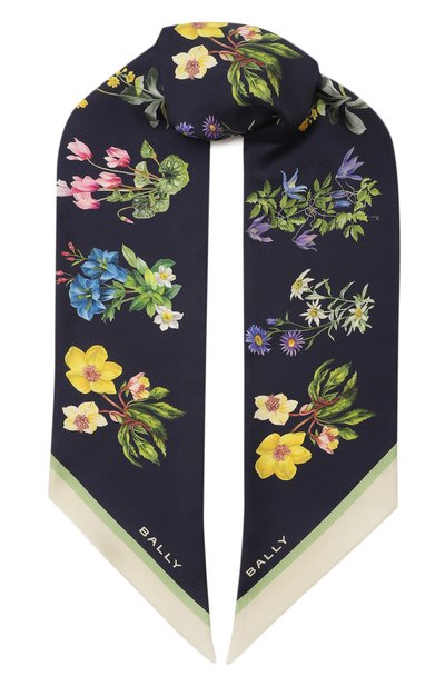 Женский шелковый шарф-твилли BALLY, арт. WSC03Q/SE151