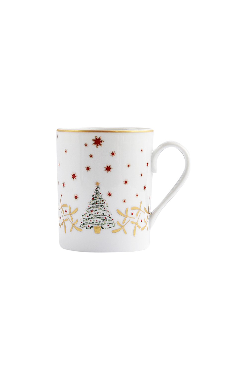 Набор из двух кружек noel blanc BERNARDAUD белого цвета по цене 37750 руб., арт. 1916/23335, фото 2 Набор из двух кружек noel blanc BERNARDAUD, арт. 1916/23335, фото 2