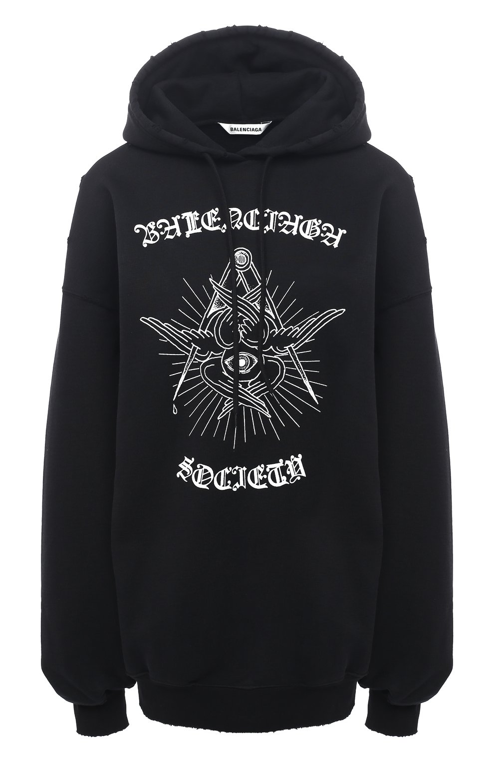 Хлопковое худи BALENCIAGA, арт. 641529/TJV79, фото 1