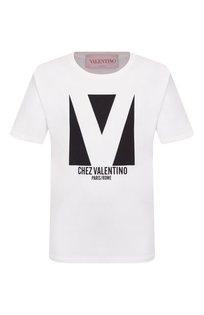 Мужская хлопковая футболка VALENTINO, арт. 6V3MG16P/AQ9