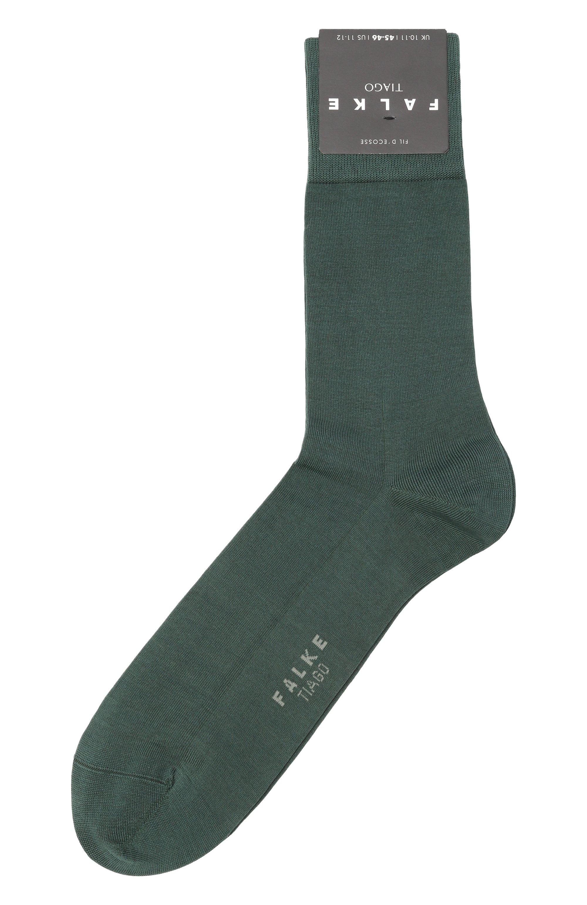 Хлопковые носки FALKE бирюзового цвета по цене 2890 руб., арт. 14792, фото 1 Хлопковые носки FALKE, арт. 14792, фото 1