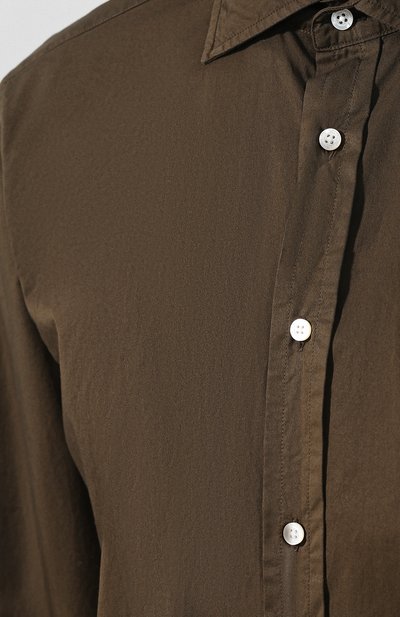 Хлопковая рубашка с воротником кент RALPH LAUREN, арт. 790721005, фото 5