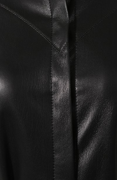 Платье с поясом NANUSHKA, арт. TAURUS_BLACK_VEGAN LEATHER, фото 5