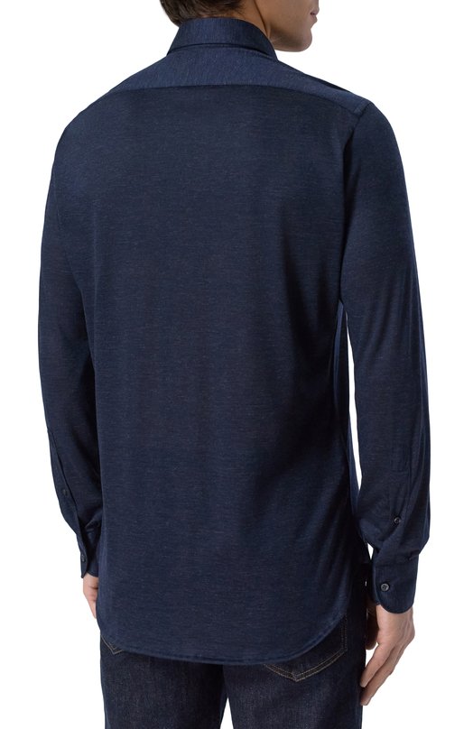 Кашемировая рубашка MVST MAN SHIRT L/S/15804 Синий  MAN SHIRT L/S/15804 Фото 4