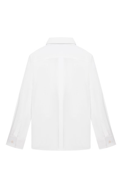Хлопковая рубашка DOLCE & GABBANA белого цвета по цене 41750 руб., арт. L43S88/G7P1X, фото 2 Хлопковая рубашка DOLCE & GABBANA, арт. L43S88/G7P1X, фото 2