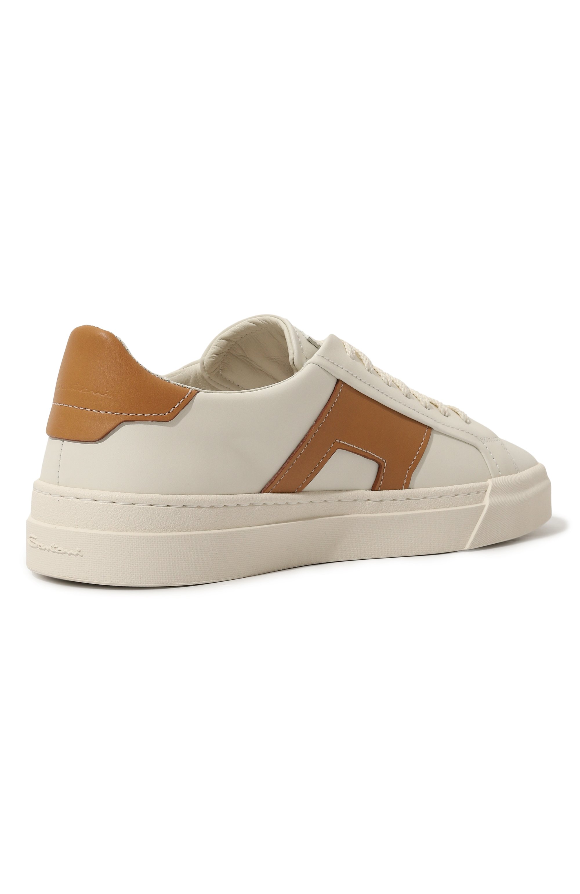 Кожаные кеды gloria SANTONI, арт. MBGT21779PNNGS05, фото 5