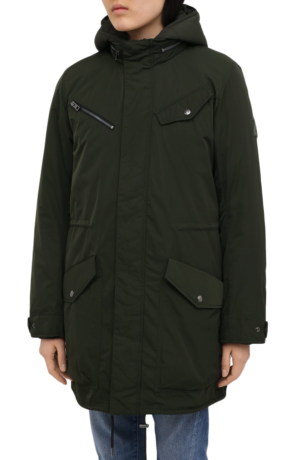 Парка ZADIG AND VOLTAIRE хаки цвета по цене 62650 руб., арт. WJCD2902F, фото 3 Парка ZADIG AND VOLTAIRE, арт. WJCD2902F, фото 3