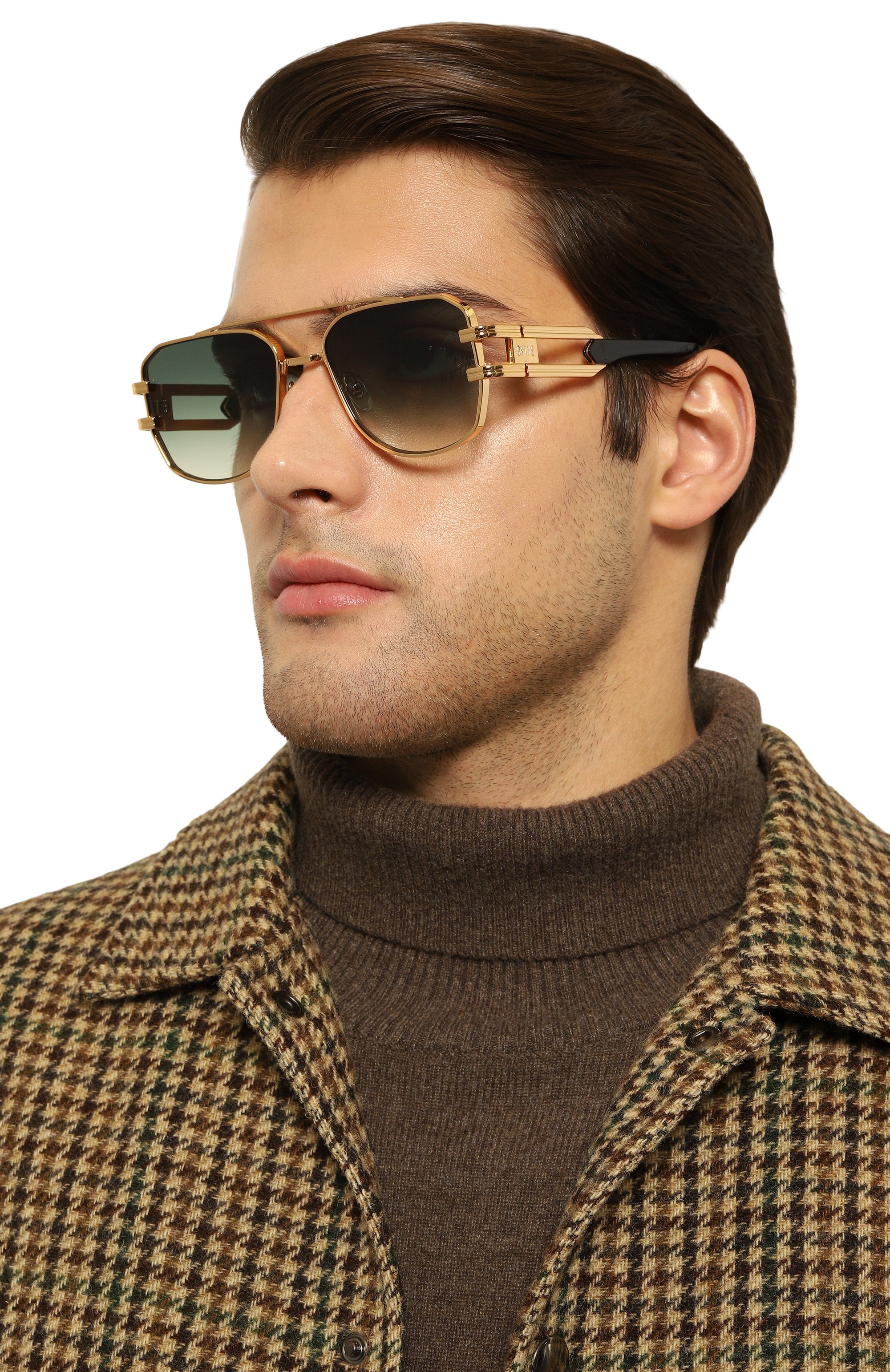 Солнцезащитные очки 9FIVE, арт. R0YALS XL-G0LD / GREEN BLUE GRADIENT, фото 3