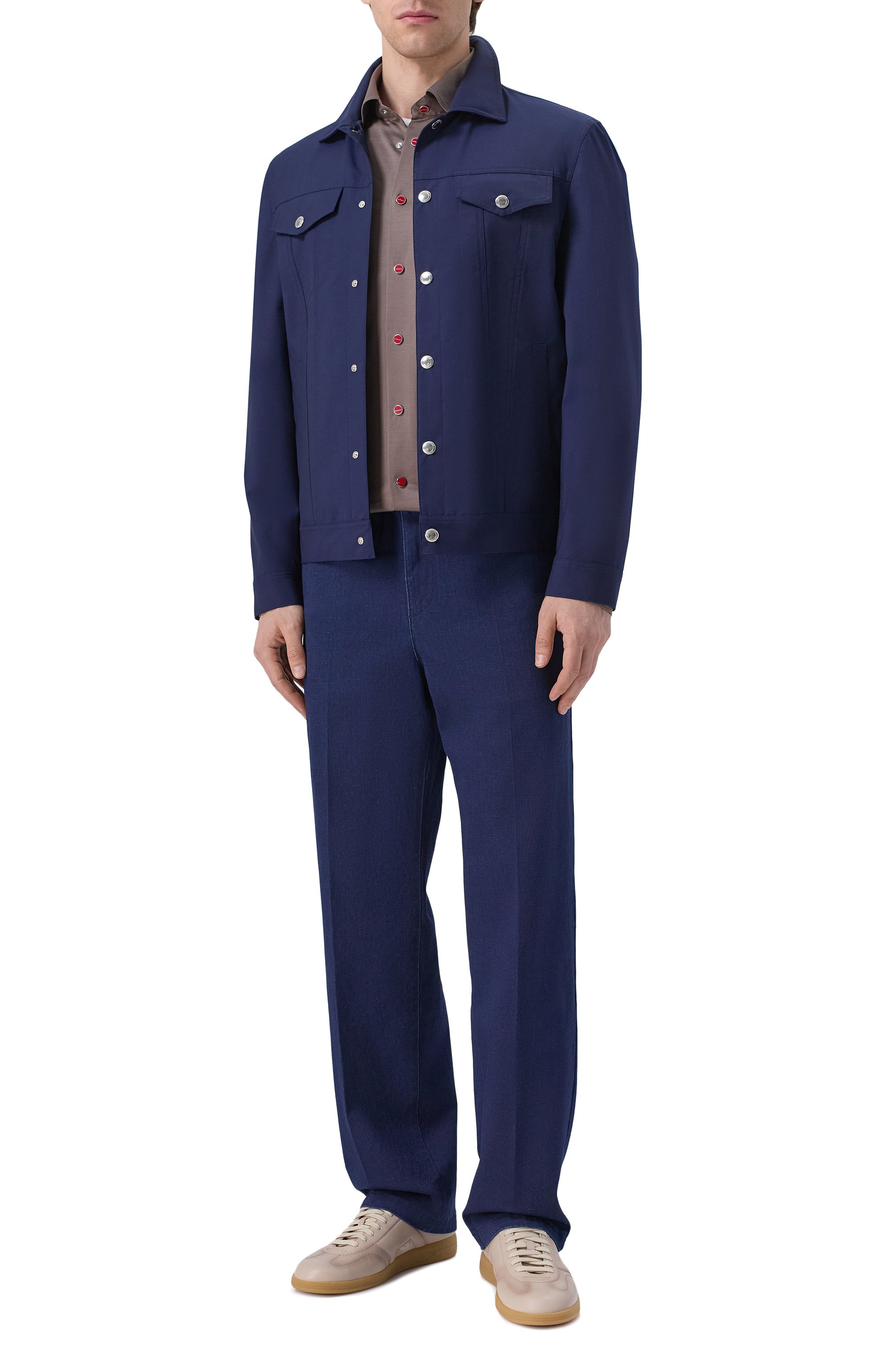 Хлопковая рубашка KITON, арт. UMCNERPH09665, фото 2