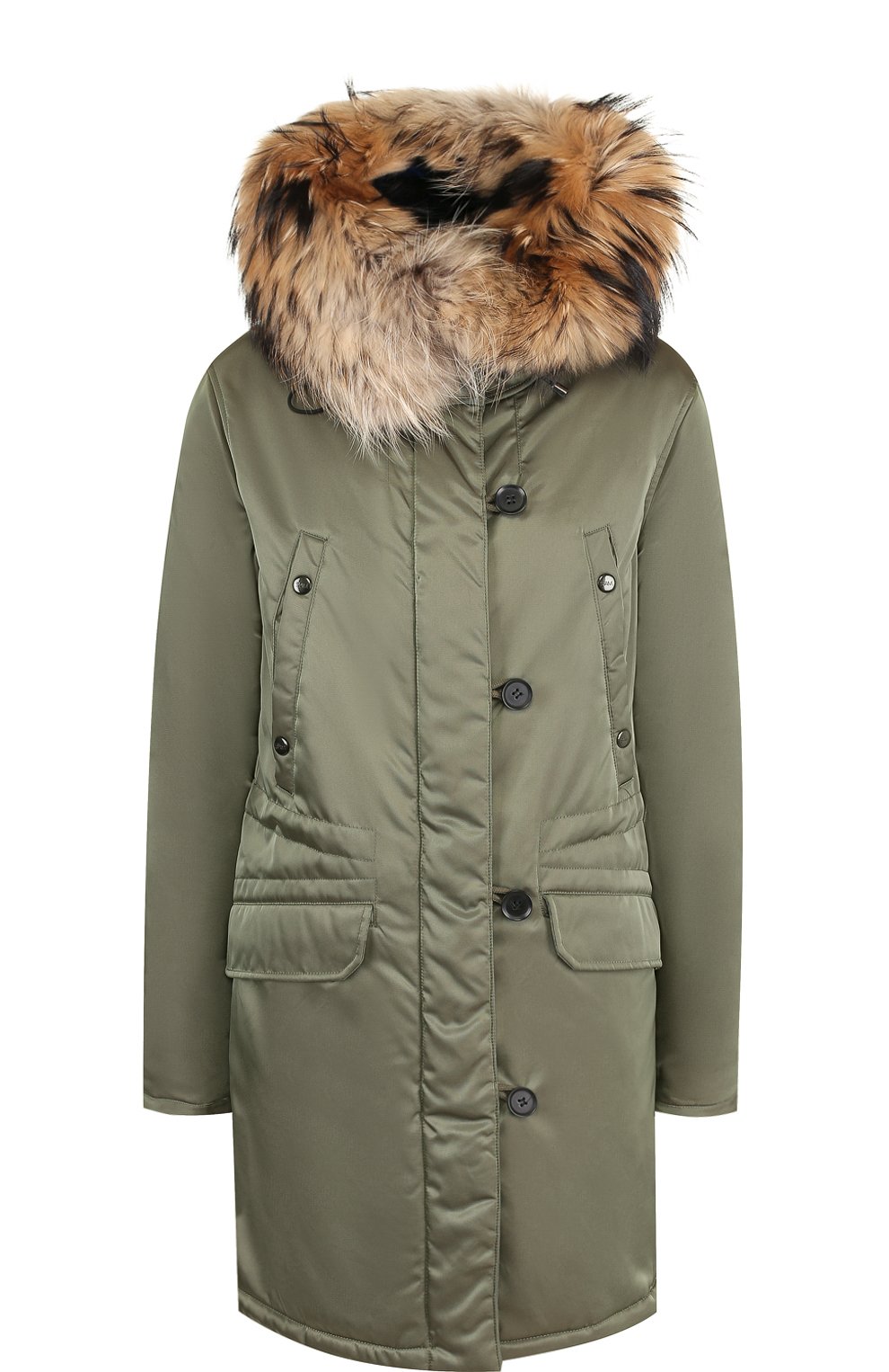 Парка с подстежкой из меха лисы с капюшоном SAM, арт. XW7040SDY, фото 1