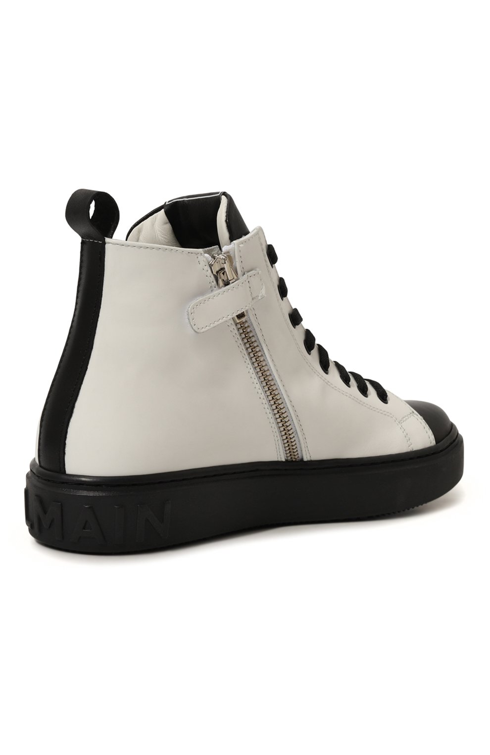 Кожаные кеды BALMAIN, арт. BV0Q16, фото 3