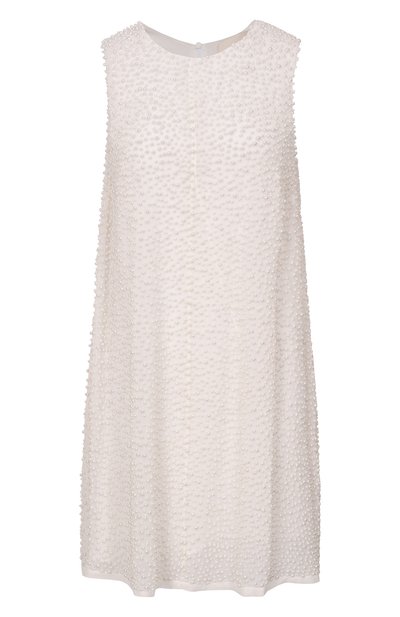Женское шелковое платье ALBUS LUMEN, арт. AL.RT26.DRESS08/CREME 0N CREMEE