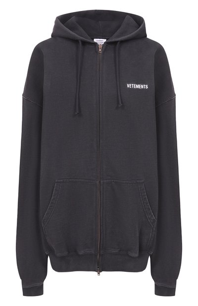 Женский хлопковая толстовка VETEMENTS, арт. ME76ZU136B/1302 M0LLET0N