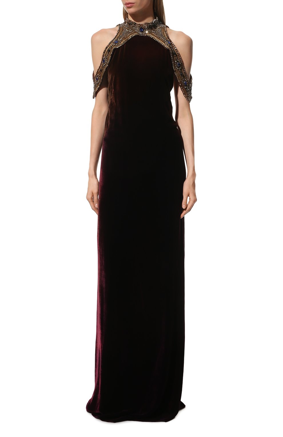 Платье из вискозы и шелка RALPH LAUREN, арт. 290736361, фото 2