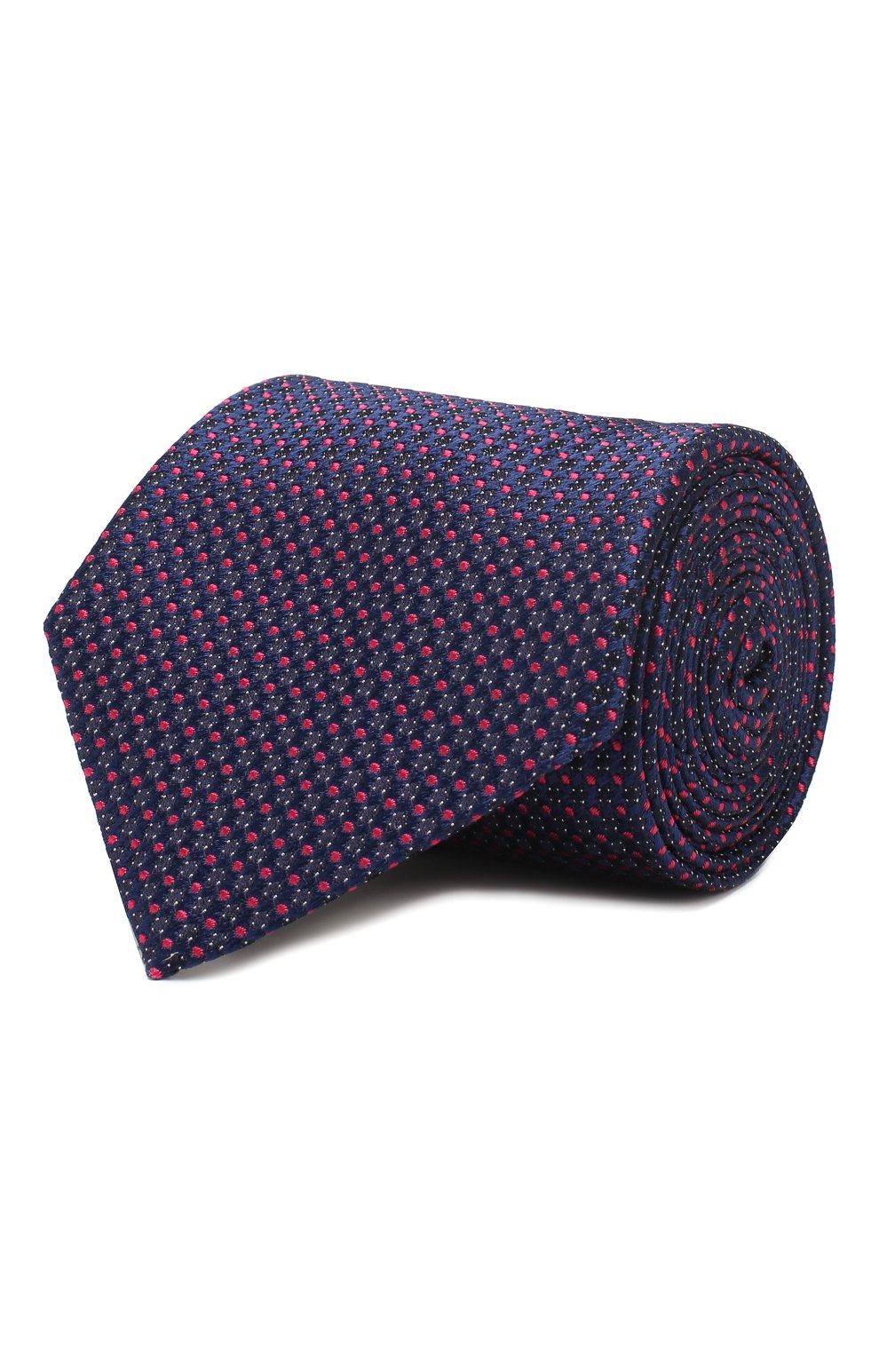 Шелковый галстук CORNELIANI синего цвета по цене 13050 руб., арт. 85U302-0120374/00, фото 1 Шелковый галстук CORNELIANI, арт. 85U302-0120374/00, фото 1