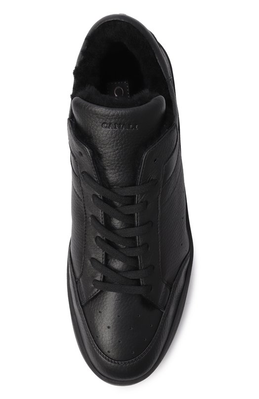 Кожаные кеды Canali 493203/RC01210 Чёрный  493203/RC01210 Фото 6