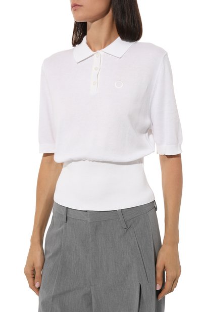 Хлопковое поло TRUSSARDI, арт. 56M00605-0F000670, фото 3