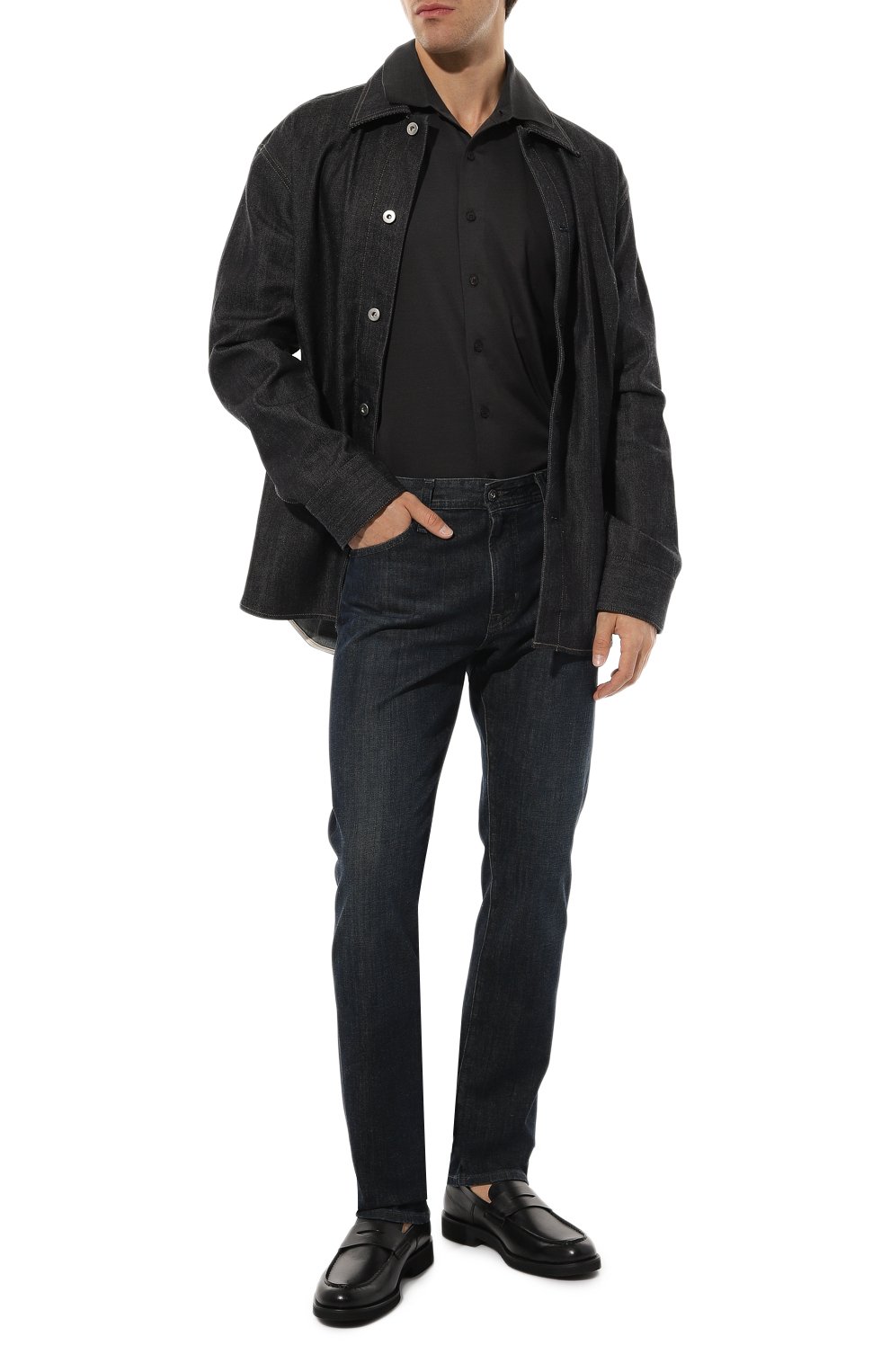 Рубашка из шелка и хлопка BRIONI, арт. UJII0L/P1628, фото 2