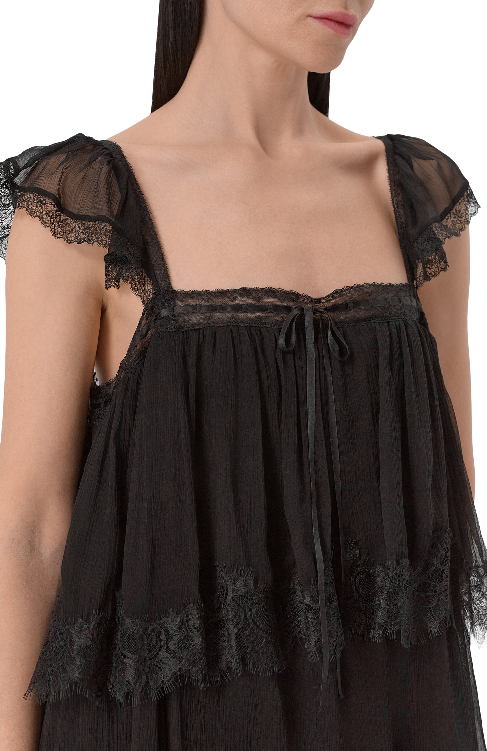 Шелковое платье LOVE SHACK FANCY, арт. D3086-3311, фото 4