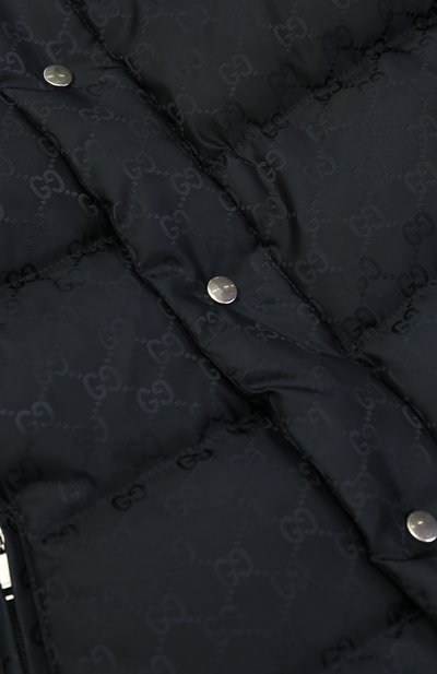 Пуховый стеганый жилет с принтом GUCCI, арт. 452252/XB097, фото 3