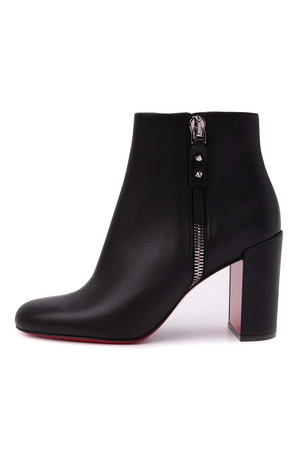 Кожаные ботильоны ziptotal 85 CHRISTIAN LOUBOUTIN, арт. 3210274/ZIPT0TAL 85, фото 3