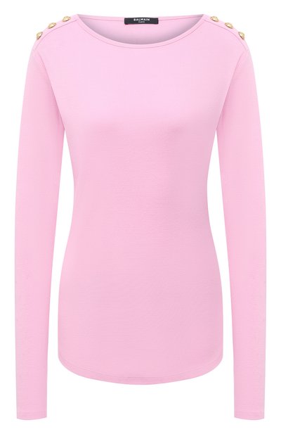 Женский хлопковый пуловер BALMAIN, арт. VF10533/J098