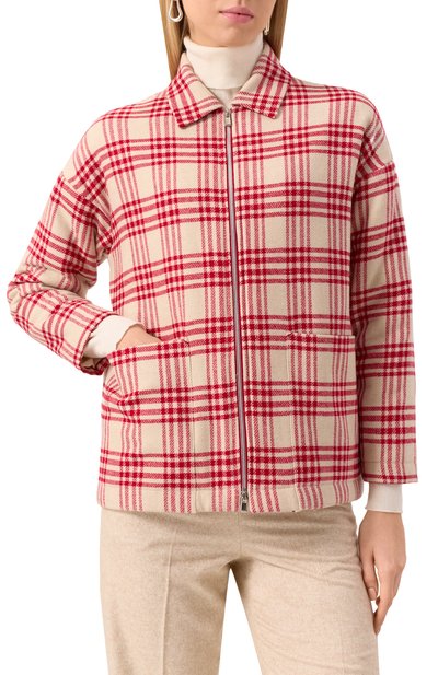 Куртка из шерсти и шелка KITON, арт. D56651S0713002, фото 3