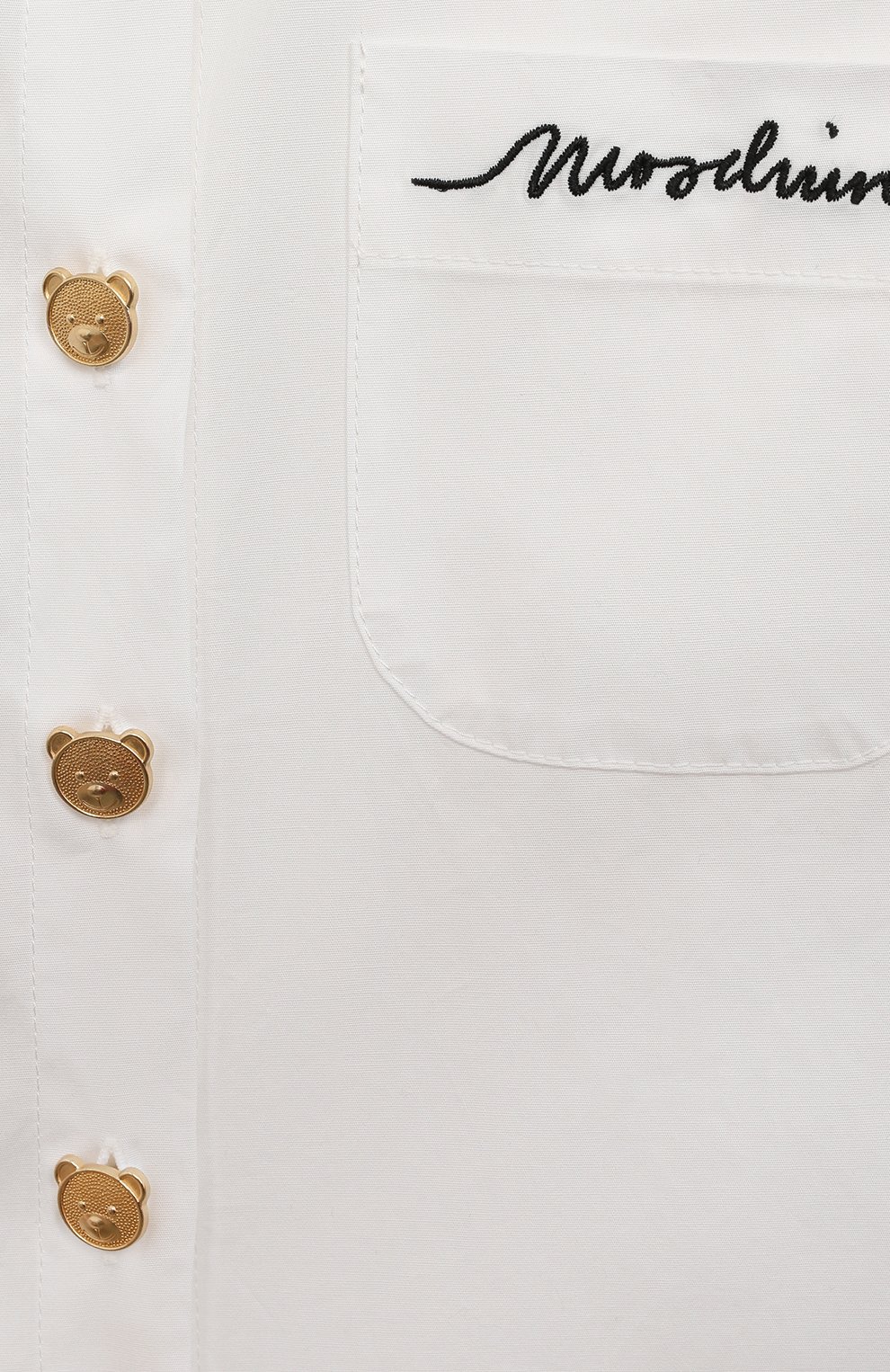 Хлопковая блузка MOSCHINO, арт. HDC01F/LMA01/4-8, фото 3