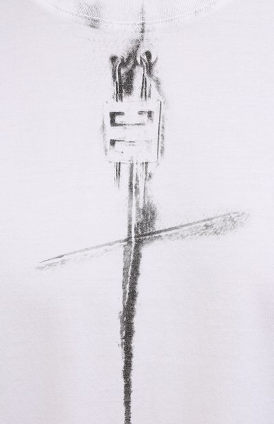 Хлопковая футболка GIVENCHY, арт. BM712W3Y6B, фото 5
