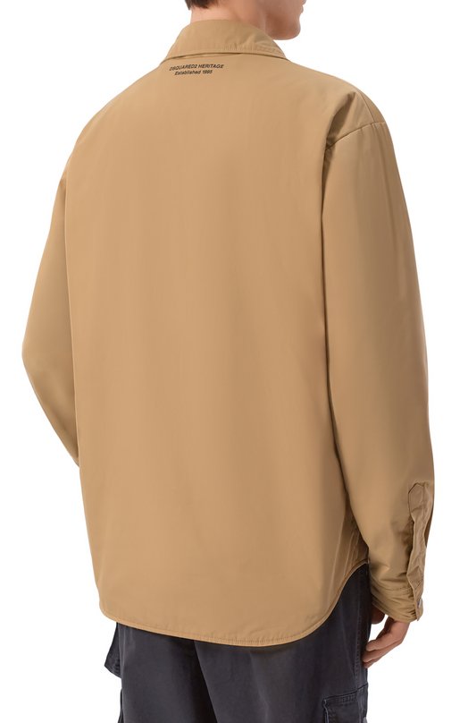 Куртка-рубашка Dsquared2 S74DM0997/D35368 Бежевый  S74DM0997/D35368 Фото 4
