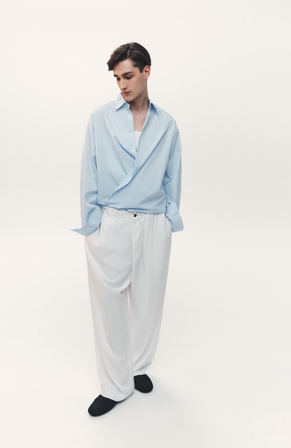 Брюки из лиоцелла GIORGIO ARMANI, арт. 3DSP9I/SD4DZ, фото 6