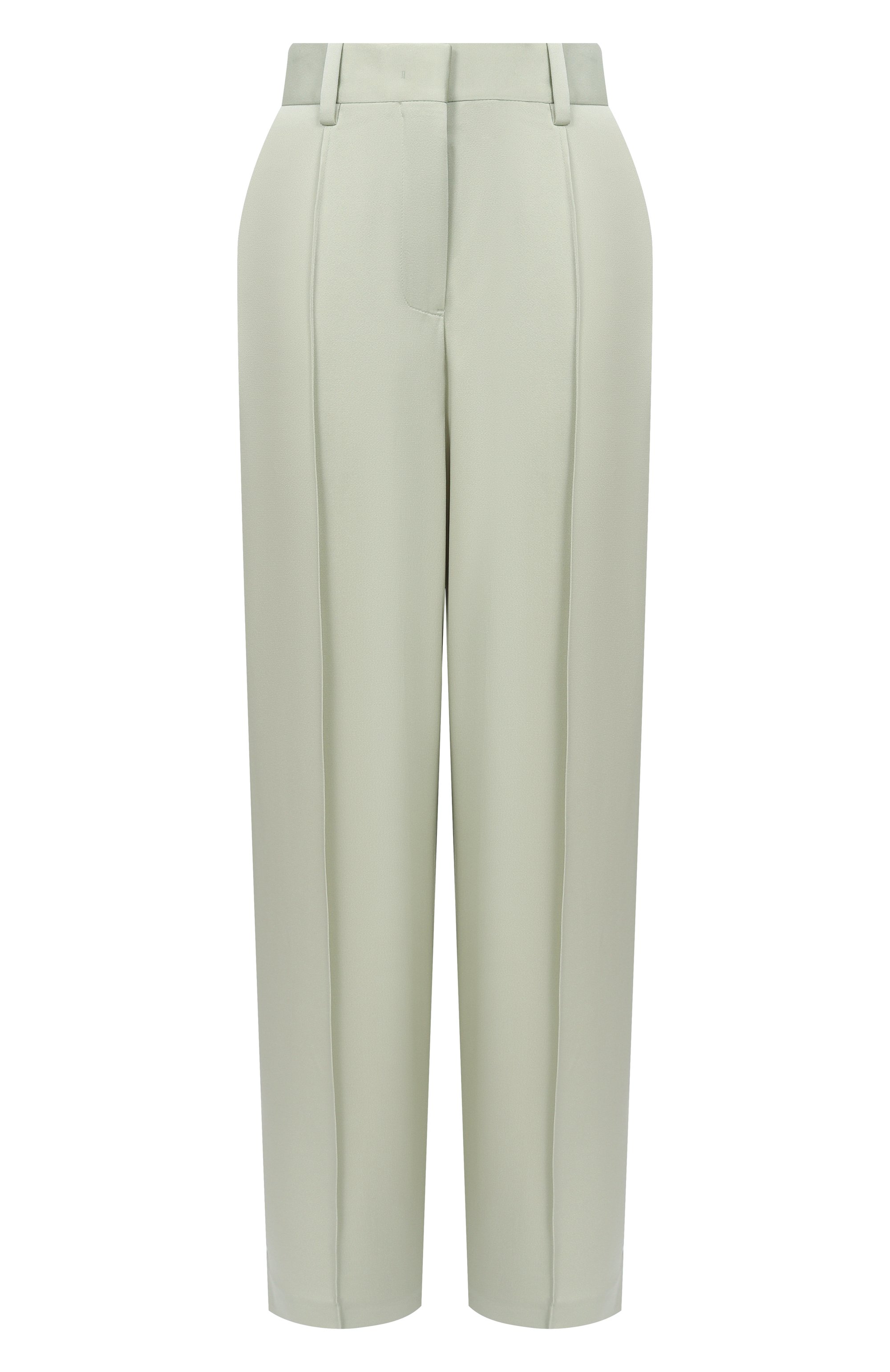 Брюки JIL SANDER зеленого цвета по цене 184000 руб., арт. J02KA0380/J76018, фото 1 Брюки JIL SANDER, арт. J02KA0380/J76018, фото 1