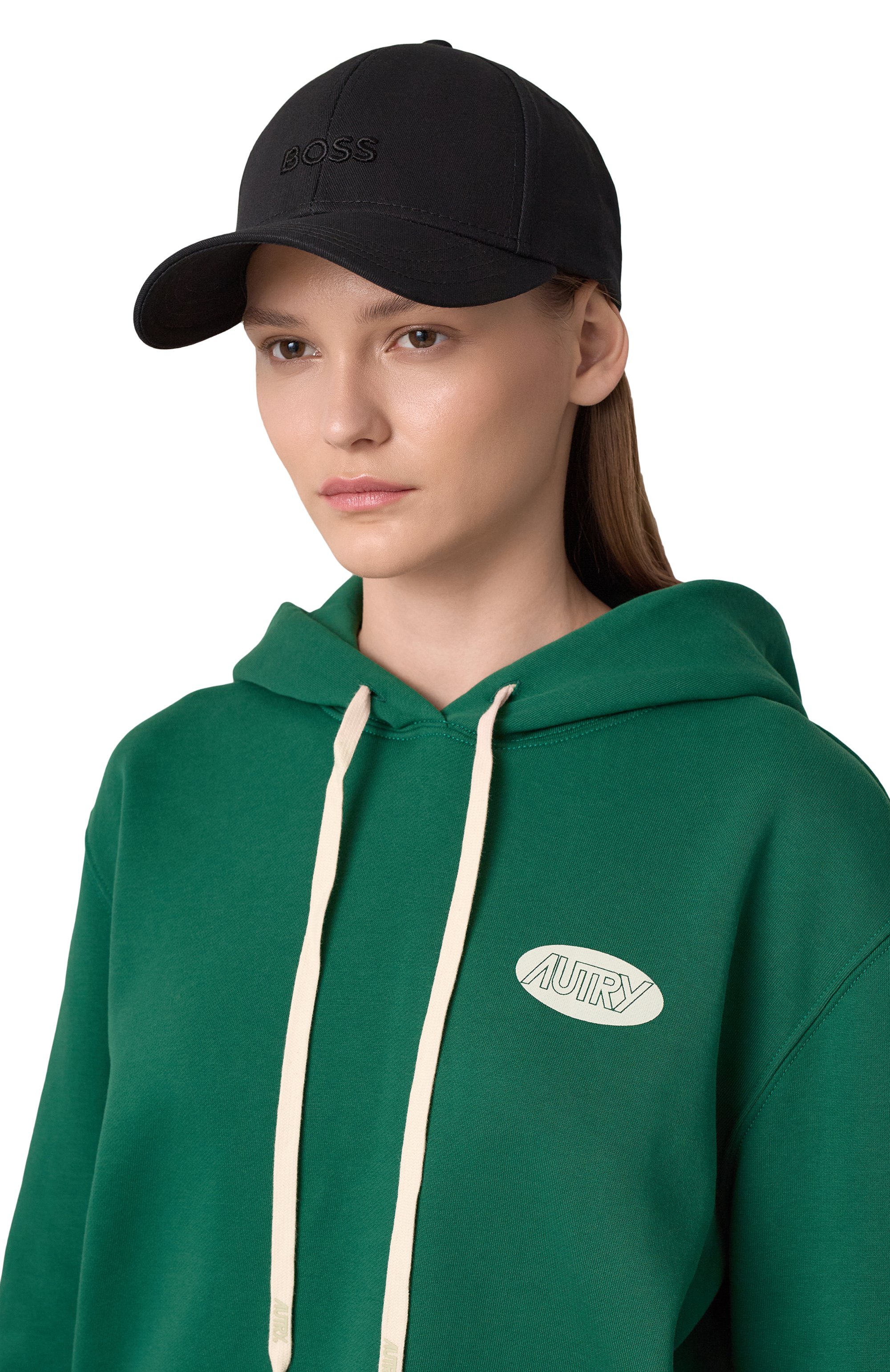 Хлопковая бейсболка BOSS черного цвета по цене 5995 руб., арт. 50519889, фото 2 Хлопковая бейсболка BOSS, арт. 50519889, фото 2