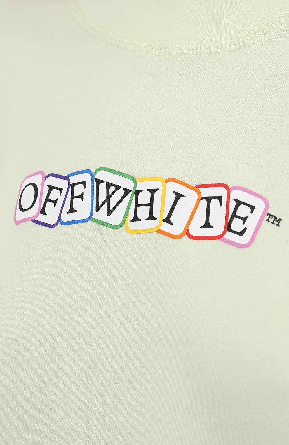 Хлопковая футболка OFF-WHITE, арт. 0WAA090S21JER003, фото 5
