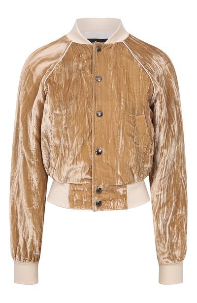 Женский бархатный бомбер ANN DEMEULEMEESTER, арт. B0013777/FA710