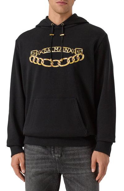 Хлопковое худи BALMAIN, арт. FH1JT047/GE97, фото 3