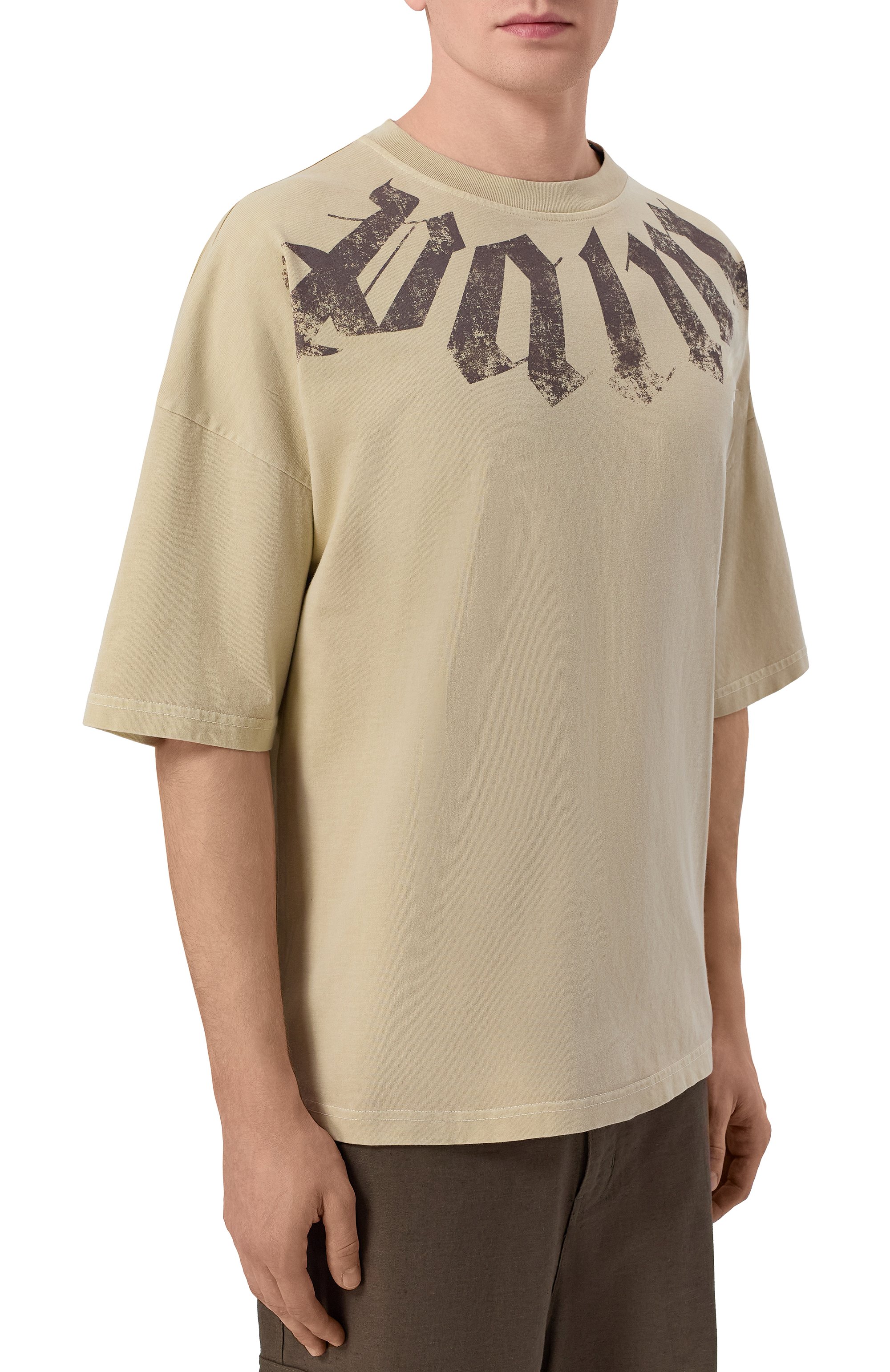 Хлопковая футболка PALM ANGELS, арт. PMAA10DS26JER002, фото 3