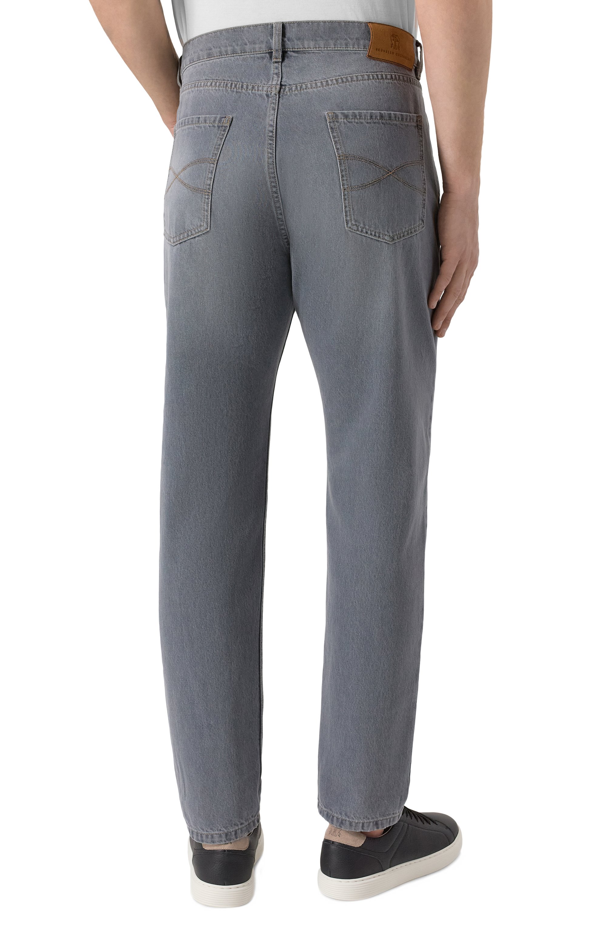Джинсы iconic fit BRUNELLO CUCINELLI, арт. M240P01090, фото 4