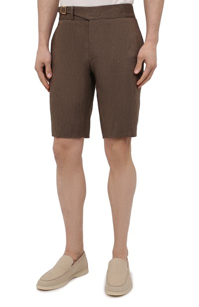 Шорты из шерсти и лена ZILLI, арт. M0V-40-38Z-E6031/0001, фото 3