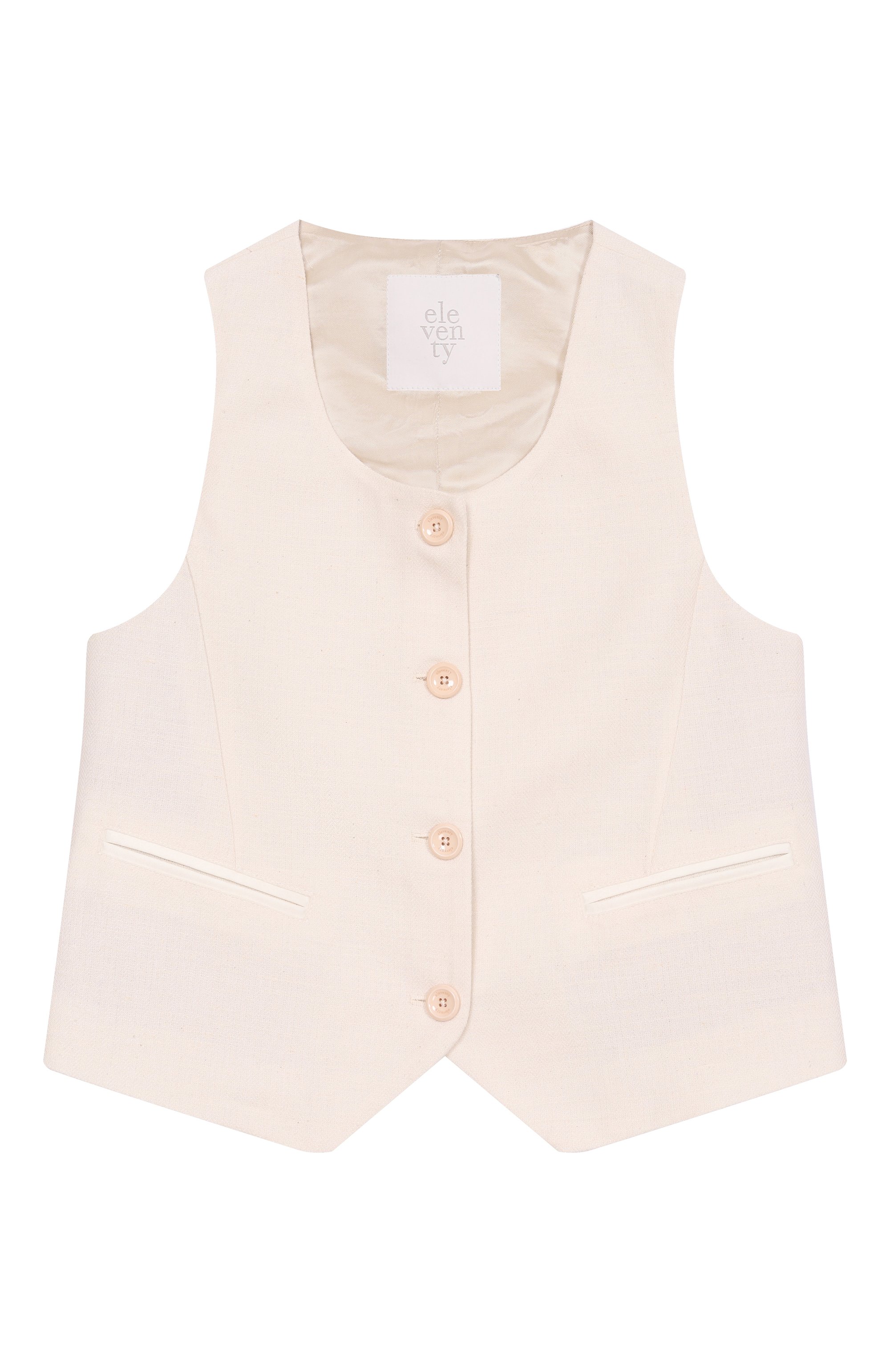 Жилет из хлопка и вискозы ELEVENTY, арт. EY2A22/I0313, фото 1