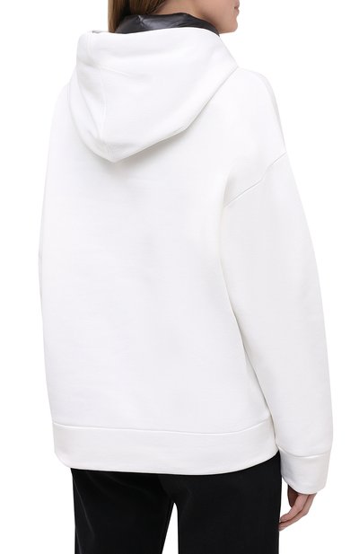 Худи MONCLER белого цвета по цене 55150 руб., арт. F2-098-8G509-10-809HS, фото 4 Худи MONCLER, арт. F2-098-8G509-10-809HS, фото 4