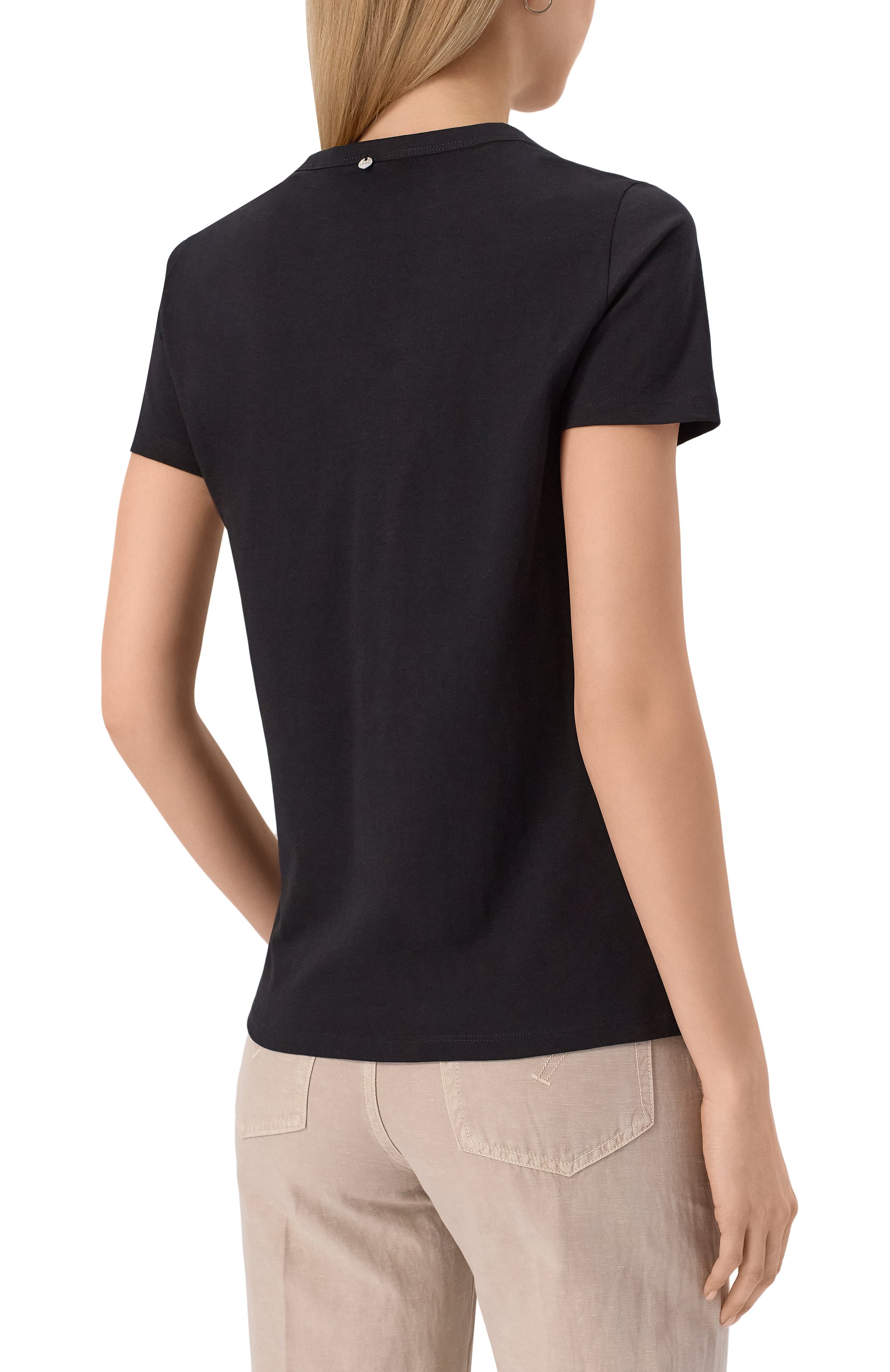 Хлопковая футболка BOSS ORANGE, арт. 50540260, фото 4