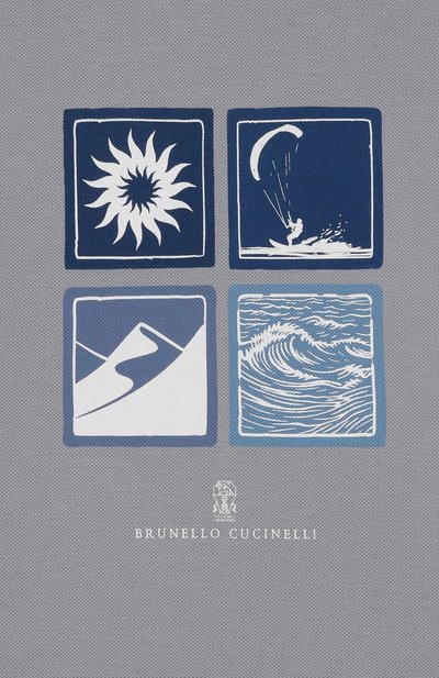 Хлопковое худи BRUNELLO CUCINELLI, арт. BE854E508B, фото 3